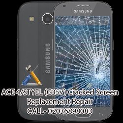 ACE 4/STYEL (G357) Cracked Screen Replacement Repair